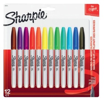 Coles Sharpie markers fine tip assorted 12 pack offer
