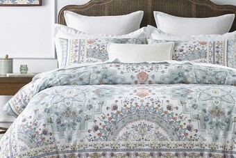 Myer Heritage salvador medallion quilt cover set^ offer