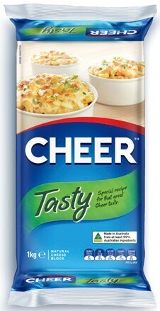 IGA Cheer tasty or colby cheese block 1kg offer