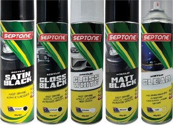 SuperCheap Auto Septone 400g acrylic spray paint offer