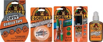 Gorilla adhesive glues & tapes