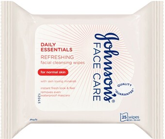 IGA Johnson's facial cleansing wipes 25 pack selected varieties offer