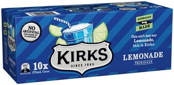 IGA Kirks 10x375ml selected varieties offer