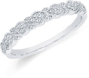 Angus & Coote 9ct white gold vintage band offer