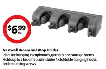Coles Nestwell Broom and Mop Holder offer