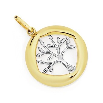 Goldmark 9ct gold diamond pendant offer