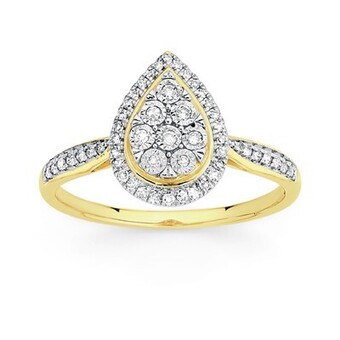 Goldmark 9ct gold diamond ring offer
