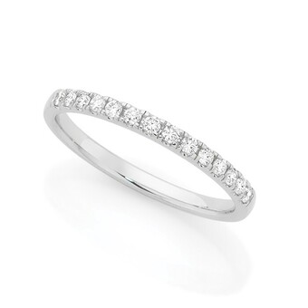 Goldmark Alora by goldmark 14ct white gold lab grown diamond band offer