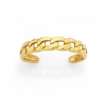 Goldmark 9ct gold curb toe ring offer
