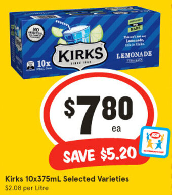 IGA Kirks 10x375mL Selected Varieties offer