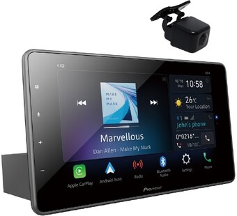 Autobarn Pioneer 9” 200w av wireless carplay android auto receiver & reverse camera offer