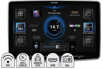 Autobarn Alpine 11” 200w halo wireless apple carplay android auto dab+ receiver offer