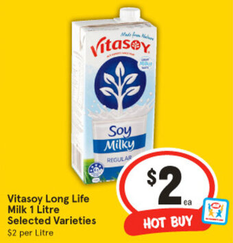 IGA Vitasoy Long Life Milk 1 Litre Selected Varieties offer