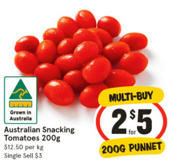 IGA Australian Snacking Tomatoes 200g offer