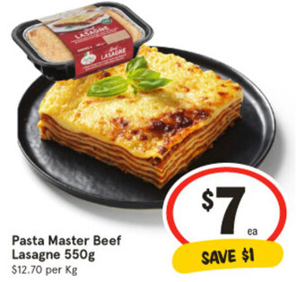IGA Pasta Master Beef Lasagne 550g offer