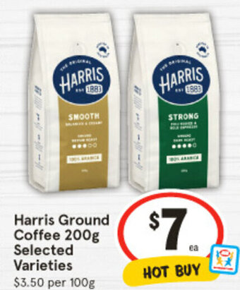 IGA Harris Ground Coffee 200g Selected Varieties offer