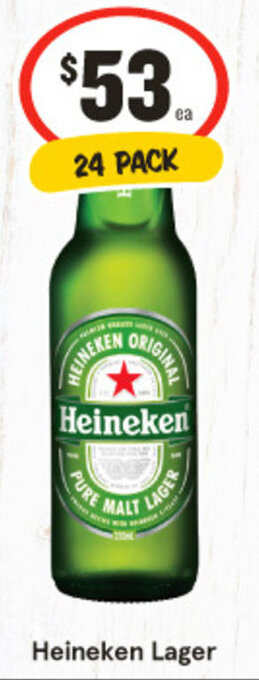 IGA Heineken Lager 24 PACK offer