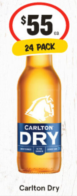 IGA Carlton Dry 24 PACK offer