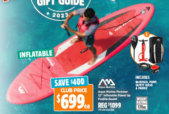 Aqua Marina Aqua Marina Monster 12" Inflatable Stand Up Paddle Board