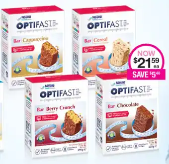 Optifast 18 Packs Bars