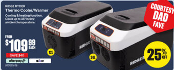SuperCheap Auto RIDGE RYDER Thermo Cooler/Warmer offer