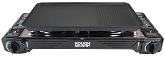 Autopro Rough country twin burner butane stove with plate offer