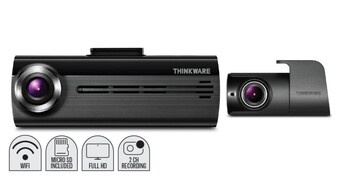Autopro Thinkware f200 series full hd dual recording wi-fi dash cam 32gb offer