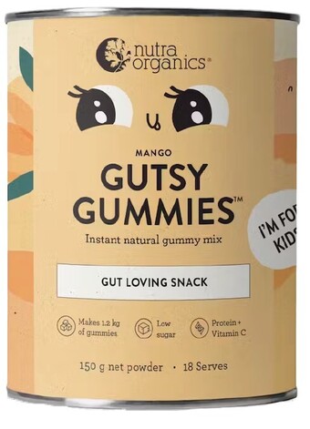 healthylife Nutra organics gutsy gummies - mango 150g offer