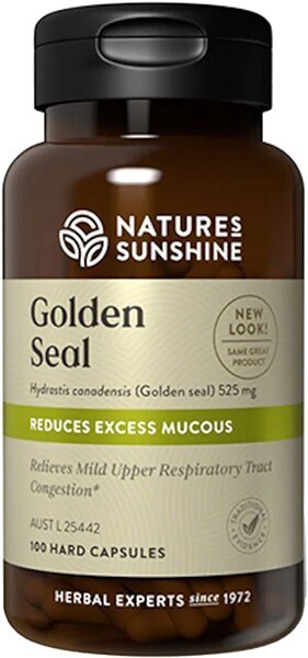Nature's sunshine golden seal 525mg 100 capsules
