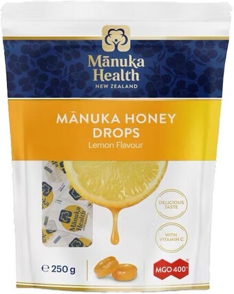 healthylife Manuka health mgo 400+ manuka honey drops lemon 250g offer