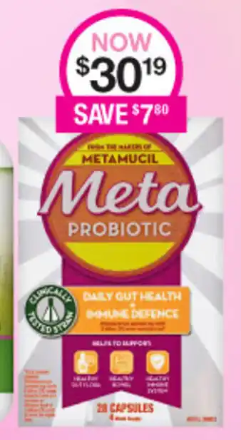 Priceline Meta Probiotic 20 Capsules offer