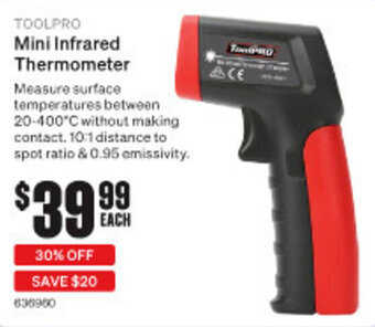 TOOLPRO Mini Infrared Thermometer