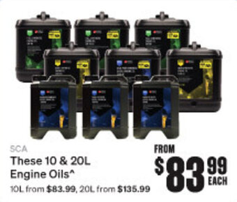 SuperCheap Auto SCA These 10 & 20L Engine Oils* offer