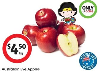 Coles Australian Eve Apples offer