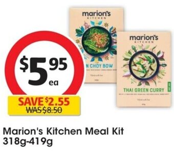 Coles Marion's Kitchen Meal Kit 318g-419g offer