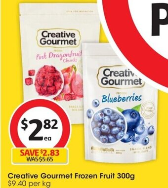 Coles Creative Gourmet Frozen Fruit 300g offer