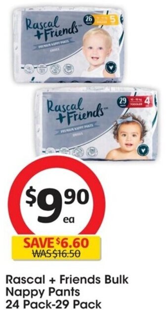 Rascal + Friends Bulk Nappy Pants 24 Pack-29 Pack