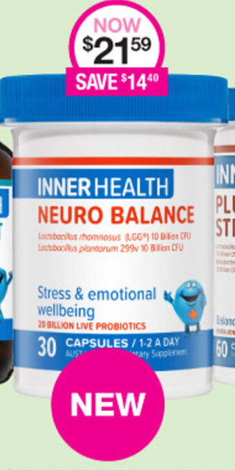 Priceline Inner Health Neuro Balance 30 Capsules offer