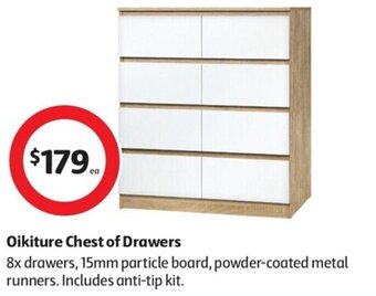 Oikiture Chest of Drawers