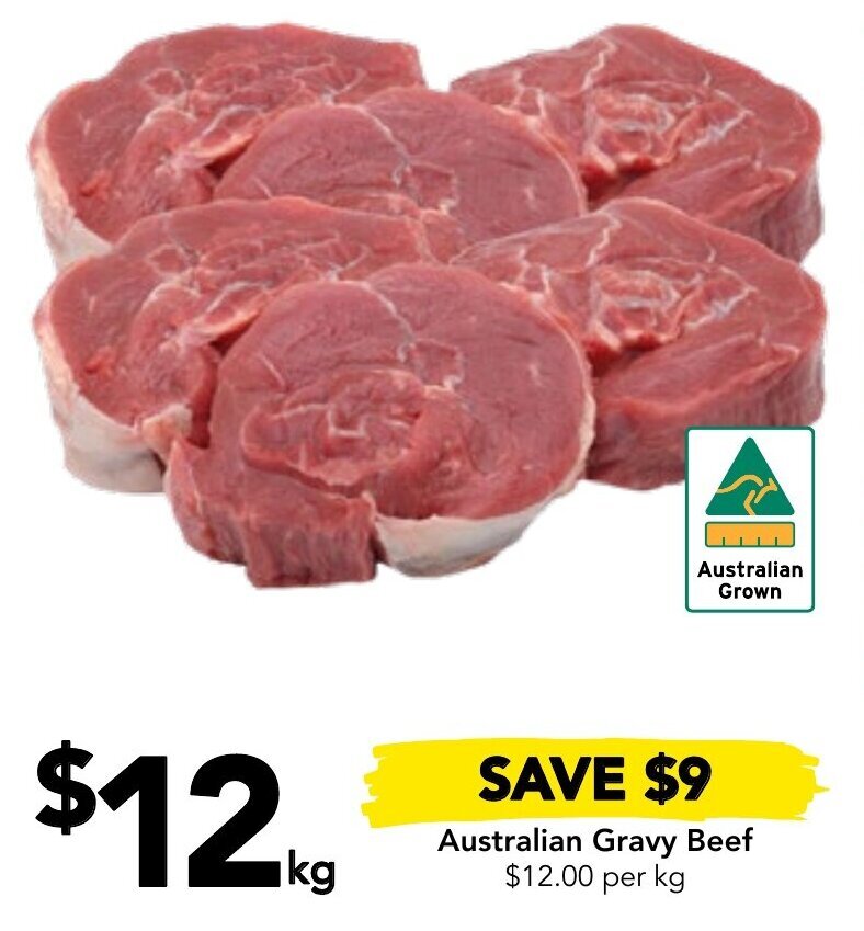 Australian Gravy Beef offer at Drakes