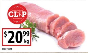 Supabarn PORK FILLET offer