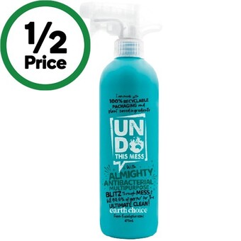 Woolworths Undo this mess multipurpose or grease blaster cleaning triggers 475ml* offer