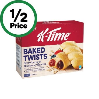 Woolworths Kellogg’s k-time twists 185g pk 5 offer