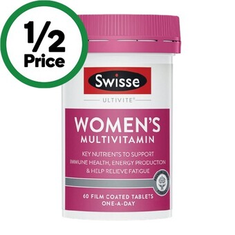 Swisse ultivite women’s multivitamin tablets pk 60~