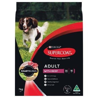 Woolworths Supercoat dry dog food 6.7-7kg offer