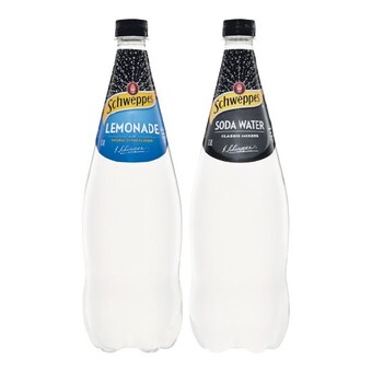 Woolworths Schweppes soft drinks or mixer varieties 1.1 litre offer
