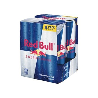 Woolworths Red bull energy drink 4 x 250ml offer