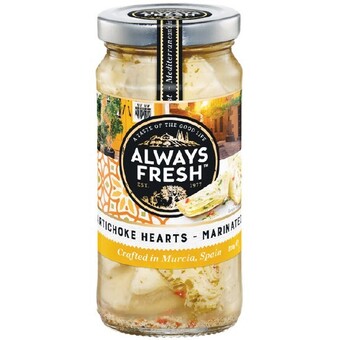 Woolworths Always fresh marinated artichoke hearts 230g offer