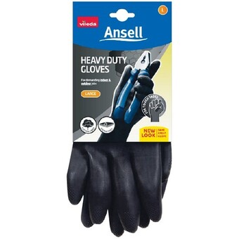 Woolworths Ansell gloves heavy duty black offer
