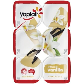 Woolworths Yoplait yoghurt 6 x 160g offer